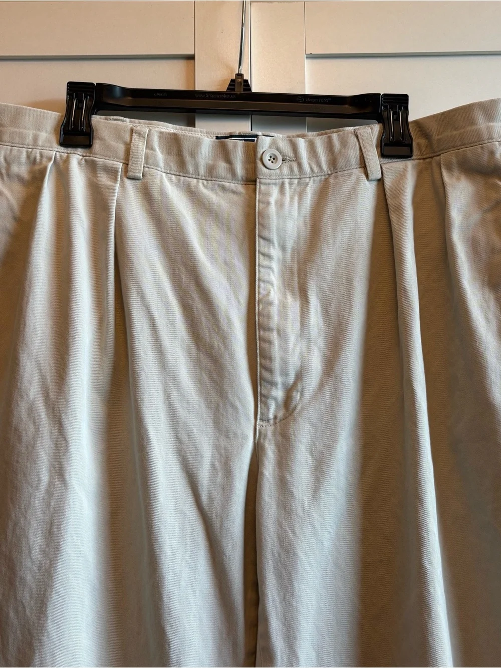 VTG Polo Ralph Lauren Andrew Pant Mens 36x31 Khaki Pleated Chino Cotton Preppy
